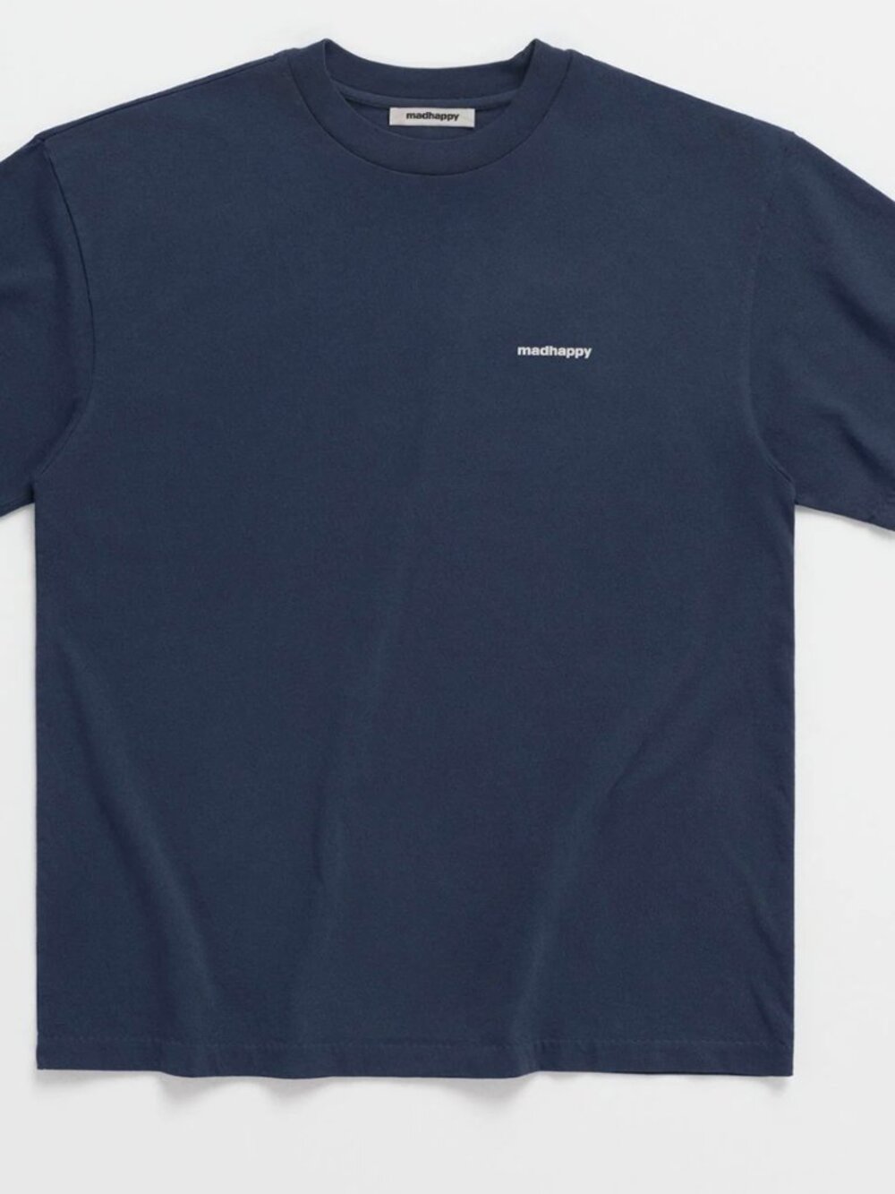NWT MadHappy Navy Blue Crewneck T-Shirt, sz M